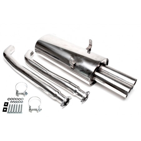 BMW E36  325i 328i  6 syl. TA TECHNIX pakoputkisto 2x76mm