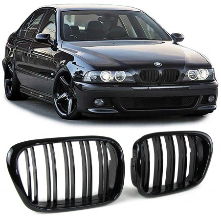 BMW E39 kiiltävän mustat M look munuaiset