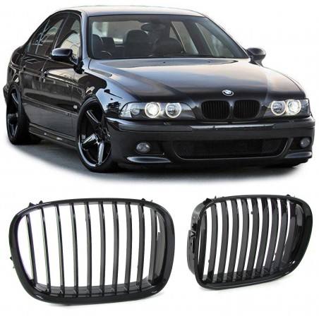 BMW E39 Sedan Touring kiiltävän mustat munuaiset