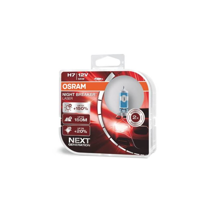 H7 Osram Night Breaker Laser +150%, 55W 12V, 2kpl