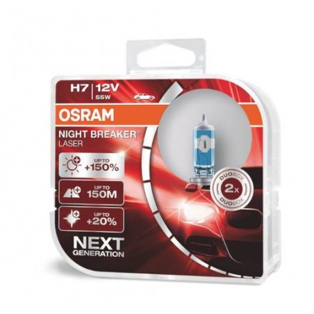 H7 Osram Night Breaker Laser +150%, 55W 12V, 2kpl