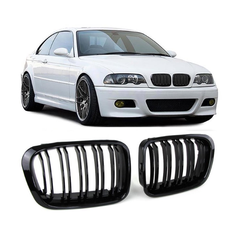 BMW E46 Sedan Touring Kiiltävät M-Look munuaiset