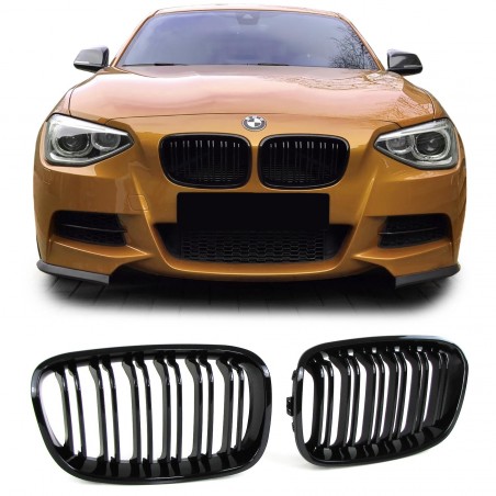 BMW F20 F21 M-look kiiltävän mustat munuaiset