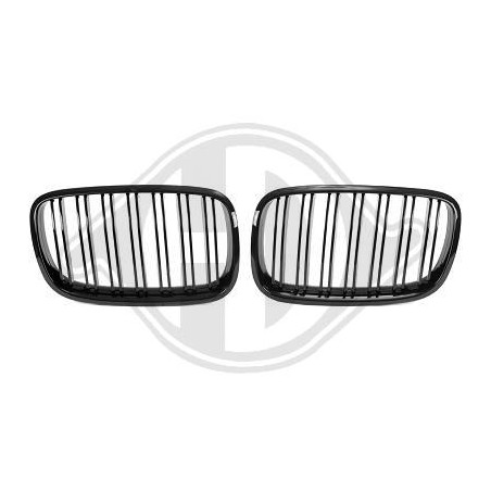 BMW X5 X6 E70 E71 07-14 kiiltävän mustat M-look munuaiset