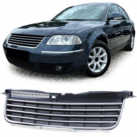 VW Passat 3BG 00-05 merkitön maski kromilistoilla