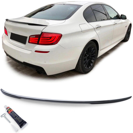 BMW F10 F18 10-16 takaspoileri kiiltävän musta